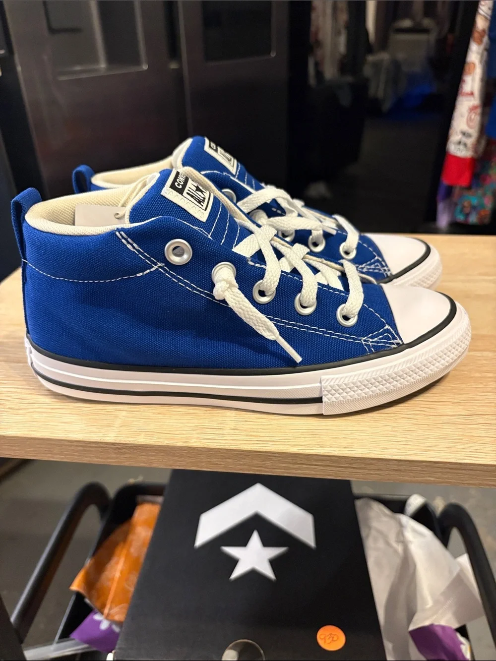 Converse Kids Royal Blue Low Top Sneakers